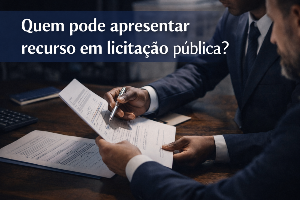 Quem pode apresentar recurso em licitação pública?