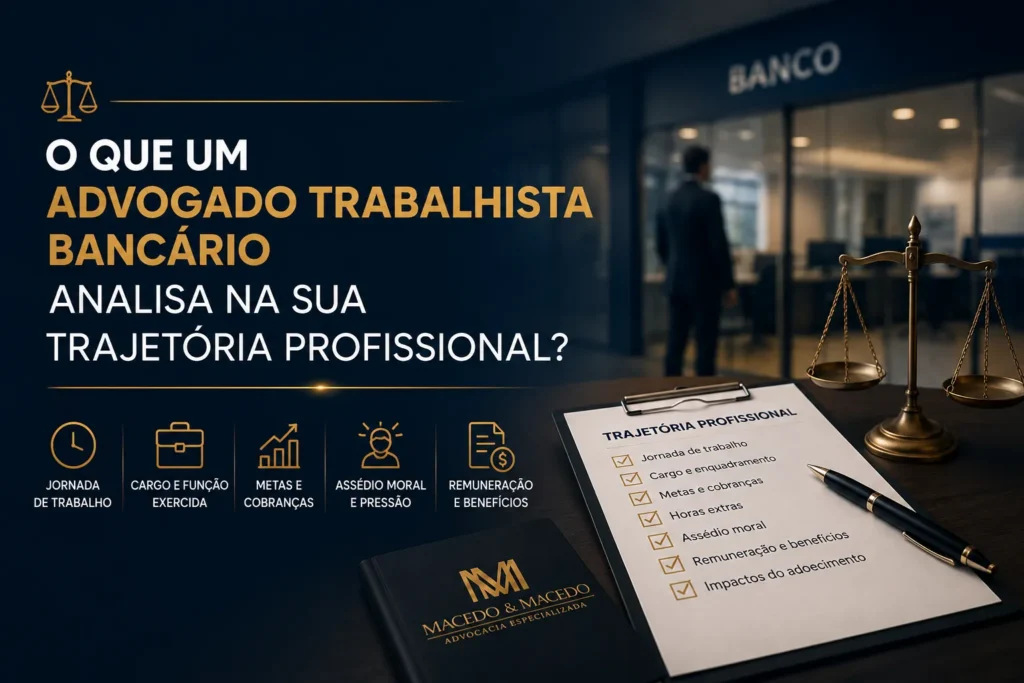 O que um advogado trabalhista bancário analisa na sua trajetória profissional?